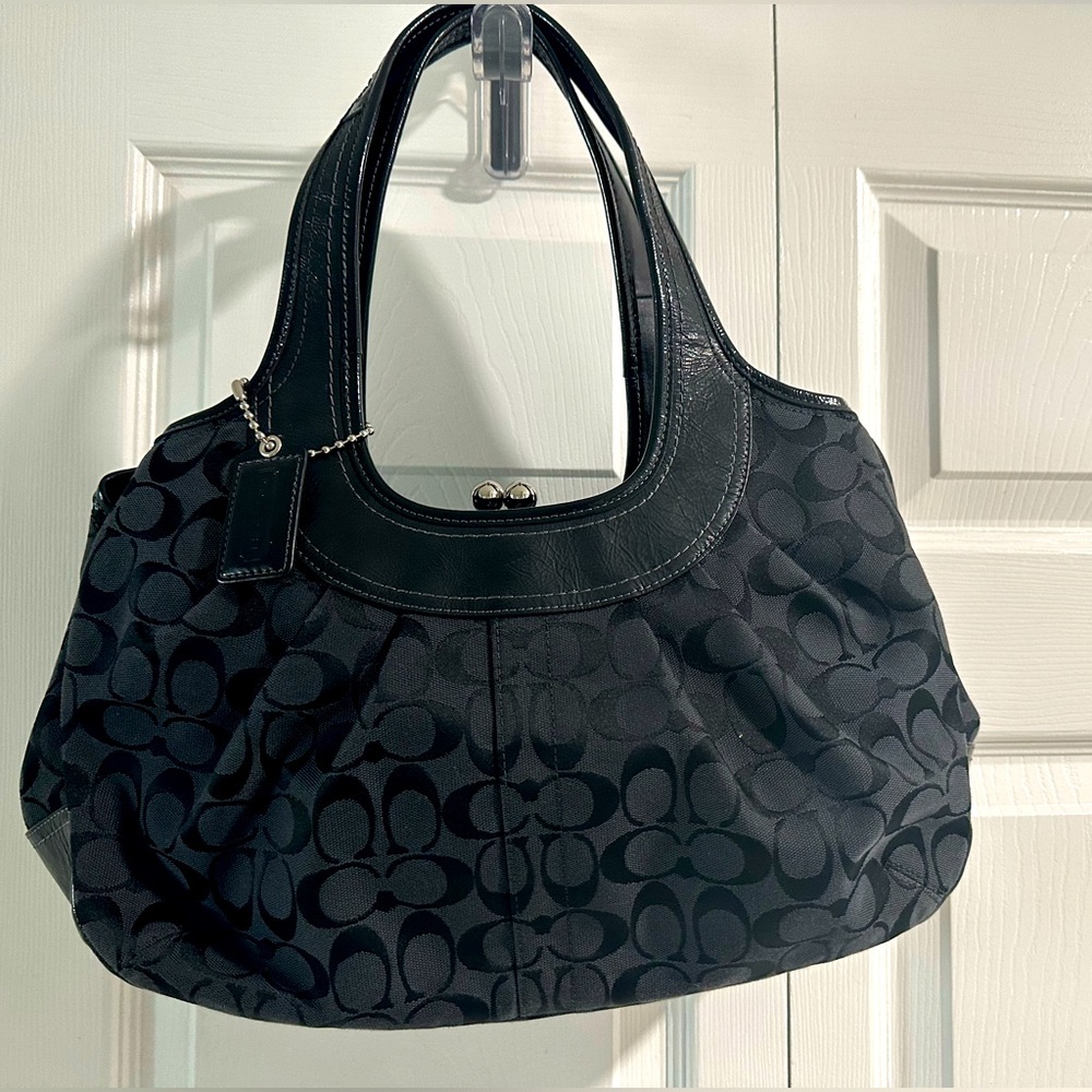 Coach black purse